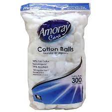 AMORAY COTTON BALLS 300CT REG /48