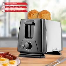 [181225000157] BRENTWOOD 2 SLICE TOASTER S/S TS-280S /8