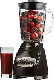 BRENTWOOD Blender 12 SPEED GLASS JAR BLACK JB920B
