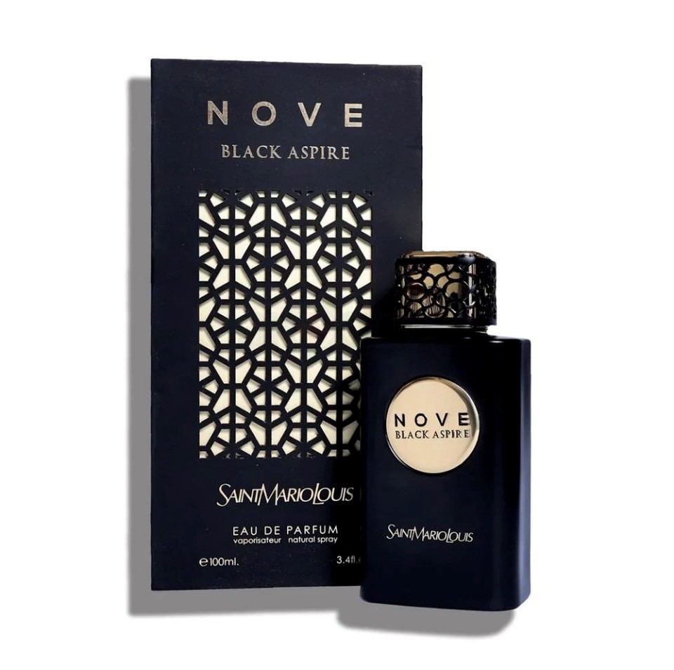 NOVE BLACK ASPIRE SaintMarioLouis PJ PERFUME 3.4oz EDP F/M