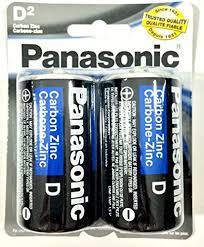 PANASONIC BATTERY D X 2pk /12