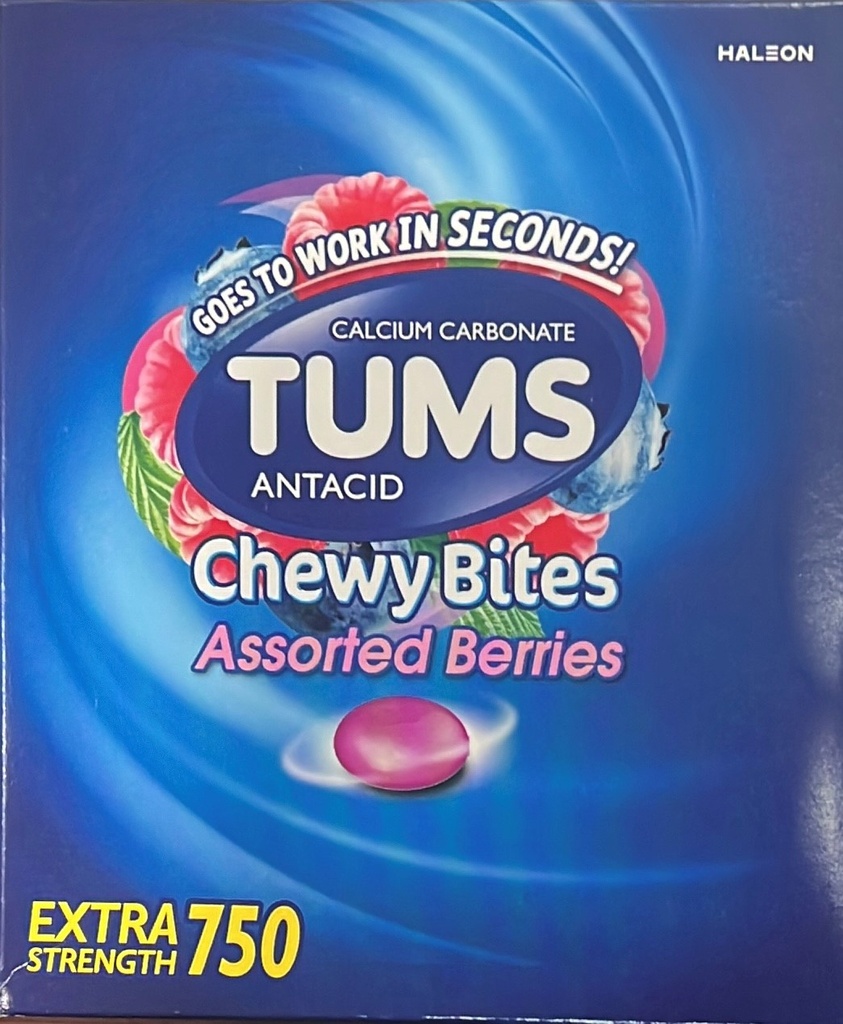 TUMS CHEWY BOX 20 X 2'S /20 exp 4/27
