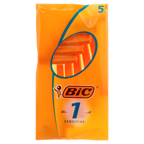 BIC RAZOR YELLOW Single Blade 5PK /40