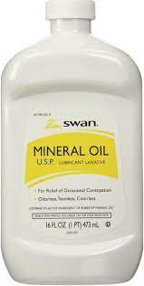 SWAN MINERAL OIL 16oz /12 exp 1/27