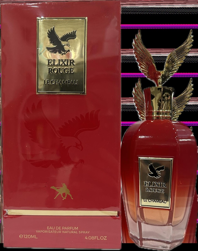 LE CHAMEAU ELIXIR ROUGE PERFUME EAU DE PARFUM SPRAY F/W 3.8oz
