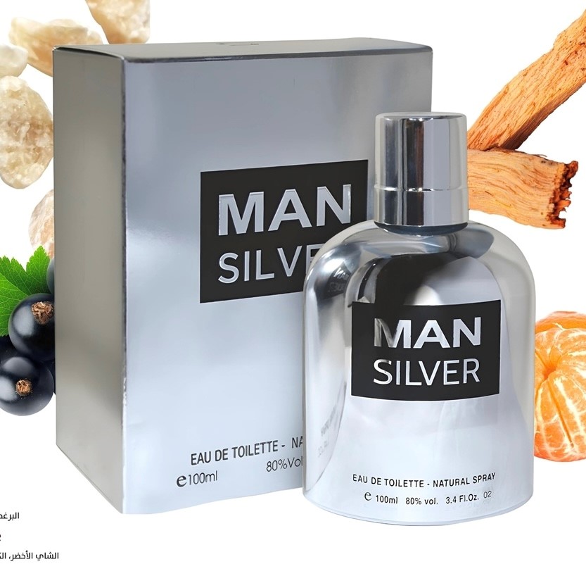 MAN SILVER - Bernard Dimitri 3.4oz PJ PERFUME F/M