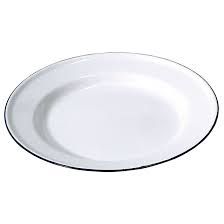 ENAMEL DINNER PLATE /LLANO NO: 38561