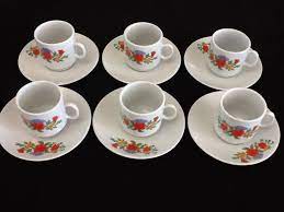 Espresso Coffee Set 60cc /12 PCS W/Design (30332)