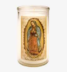 CANDLE 50 HOURS GUADALUPE 24PK WHITE