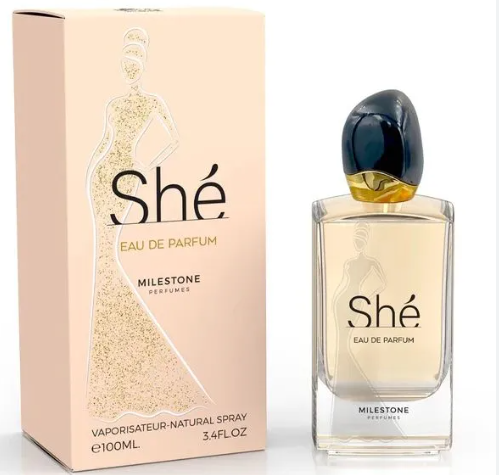 [587032100757] SHE Milestone PERFUME Eau De Parfum F/W 3.4oz /24