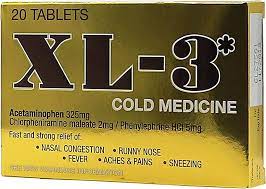 XL-3 COLD MEDICINE 20CT (AMARILLO) /24 exp 12/27
