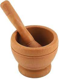 MORTERO PLASTIC BROWN W/PESTLE Big /36  K00240