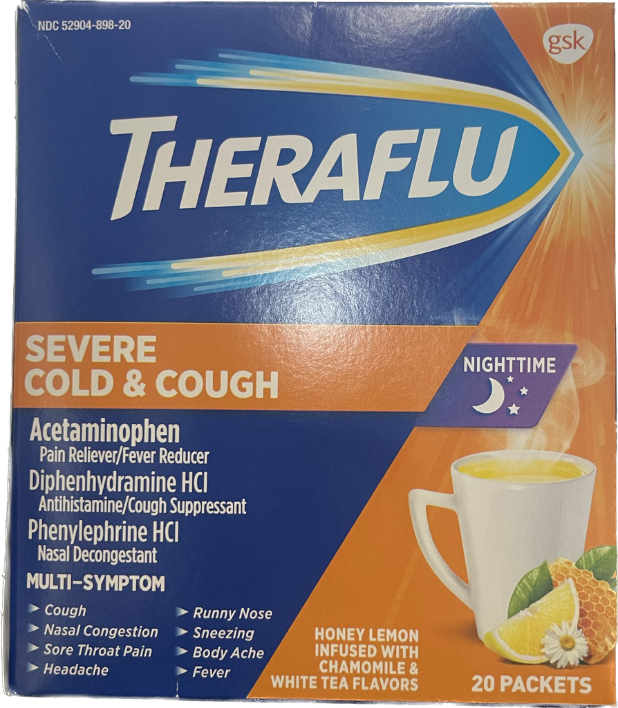 THERAFLU NIGHT-TIME 20PK /20 exp 1/28