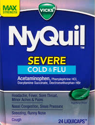 NYQUIL severe + cold & flu BOX 25-PK /20