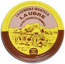 MANTECA LA UBRE CAN / LATA AMARILLA 3oz  exp 2/27