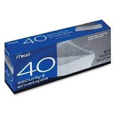 ENVELOPES LARGE SECUR 40PK /24 UC1966