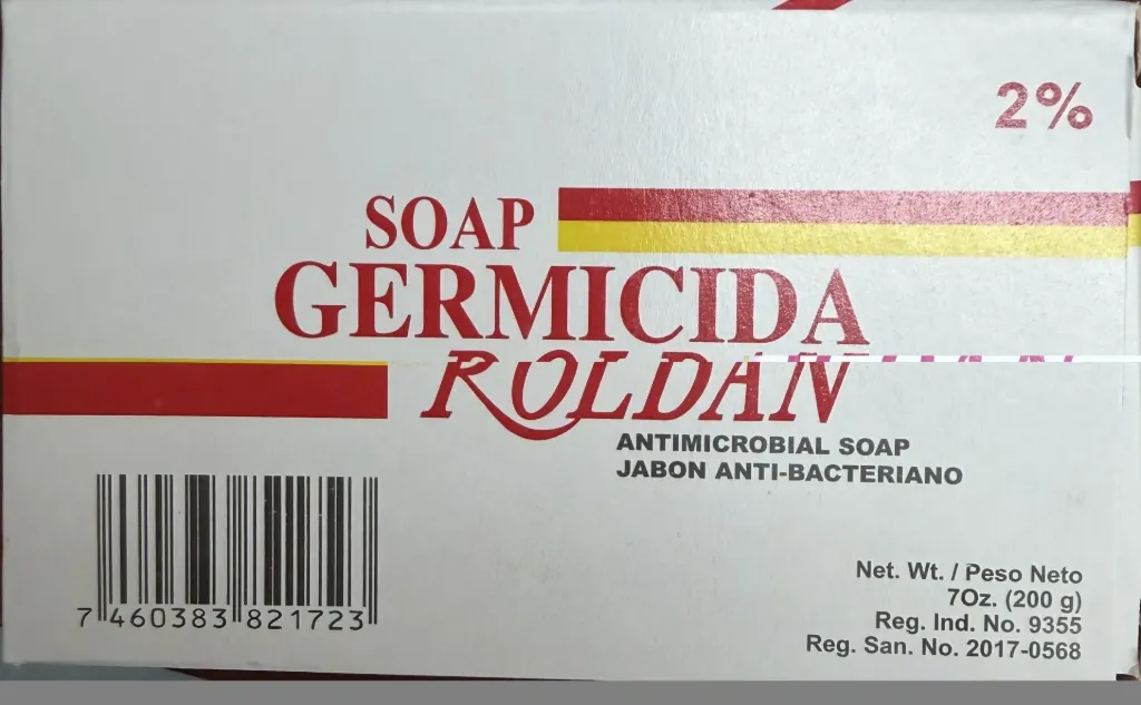 Germicida Roldan Soap LG RED 2% 7oz /48 exp 8/29