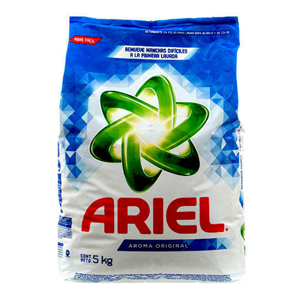 ARIEL Detergent 4pk of 5kg /box