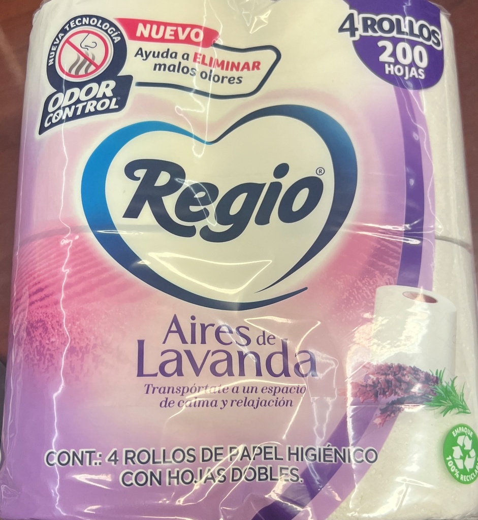 REGIO TOILET PAPER 200sheets 4PK of 14 PH0587