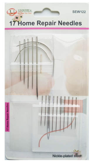 [608106531222] HOME REPAIR NEEDLES 17PK /288