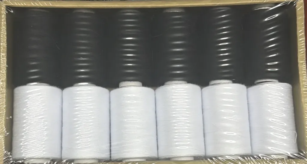 [817385012470] Sewing Thread / Hilo Black & White 12PK (501247)/ 240