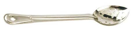 S/S SLOTTED SPOON / CUCHARA CON HUECO 13" SP13