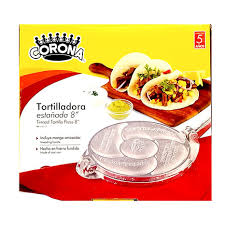 CORONA TORTILLA PRESS 8" /40 (L15115)