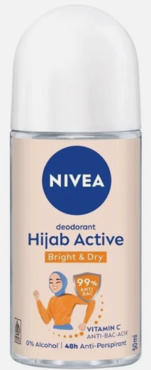 NIVEA DEOD. ROLL-ON HIJAB ACTIVE 50ml/24