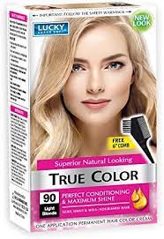[808829102703] LUCKY HAIR COLOR #90 LIGHT BLONDE /12