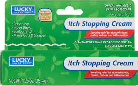 LUCKY ITCH STOPPING CREAM 1.25oz/24 exp1/29