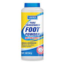 LUCKY MEDICATED FOOT POWDER 8oz /12