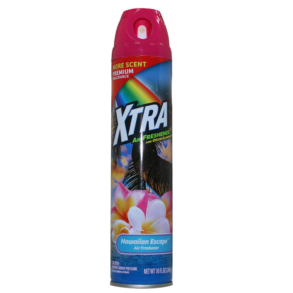 XTRA AIR FRESHENER HAWAIIAN ESCAPE 10oz /12