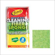 SPONGE SCOURING THIN FIORI 3pk /60