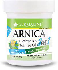 Dermaline Arnica 3in1 TeaTree oint 2.5oz /30 exp 5/28