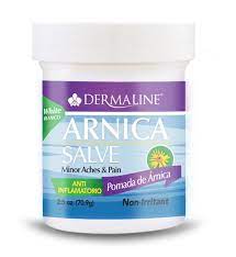 DERMALINE Arnica Salve 2.5oz White Ointment /33 exp 8/28