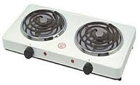 COOK MASTER ELECTRIC STOVE X2 2000W ST-D /6 (COMPLETE NO RETURNS)