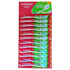 COLGATE T/BRUSH PREMIER 12-PK CARD DISPLAY/24