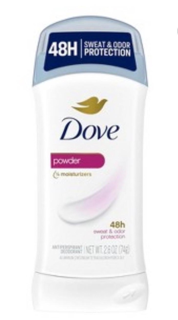 DOVE DEOD STICK POWDER 2.6oz /12
