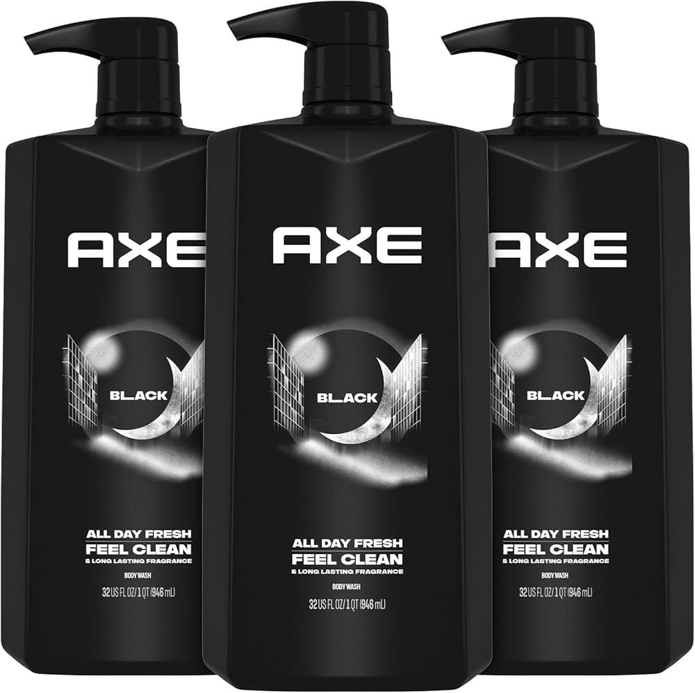 AXE BODY WASH BLACK 16oz /12