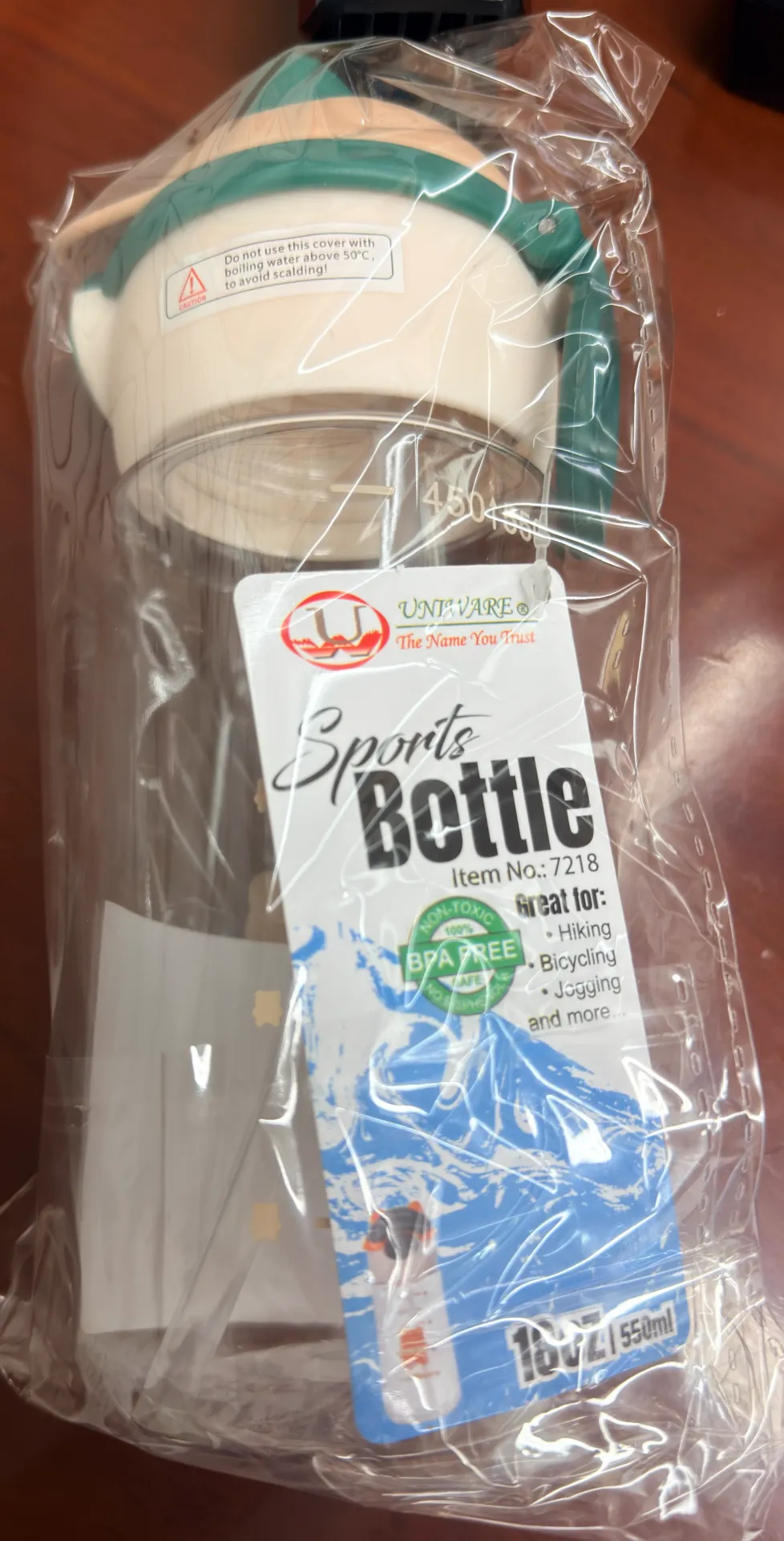 BPA FREE SPORTS BOTTLE 18oz Assorted /24