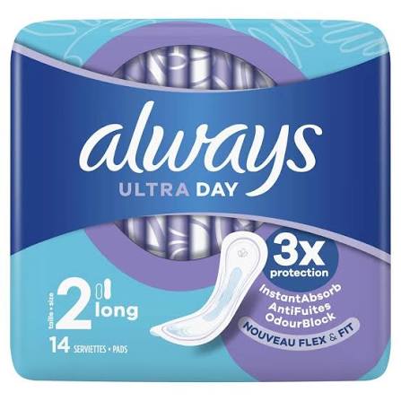ALWAYS ULTRA LONG Size 2-PAD 14ct /12