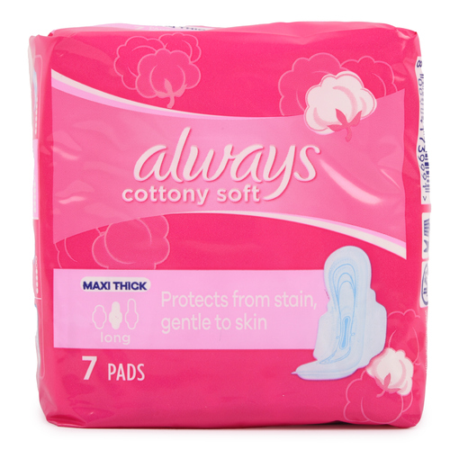 ALWAYS cottony soft LONG 7ct (Pink) /16