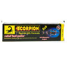 [6182000105386] SCORPION CREAM GEL TUBE RUB 30ML - 1oz /72 exp 12/28