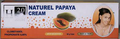 [6186000034116] H20 PAPAYA CREAM TUBE 50gm /100 exp 2/28