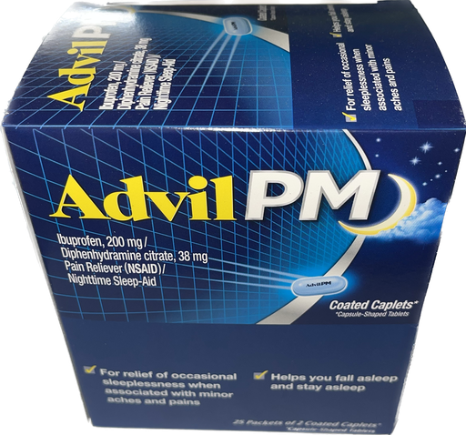 [655708017807] ADVIL PM BOX 25-PK x 2's /20 exp 10/26