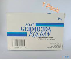 [7460383821716] Germicida Roldan Soap LG BLUE 1% 7oz  /48 exp 01/28