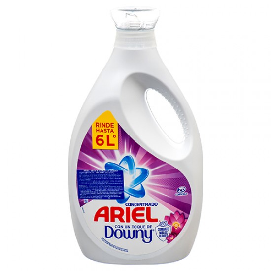ARIEL LIQUID DETERGENT W/DOWNY 3L /4 PJ DISTRIBUTORS