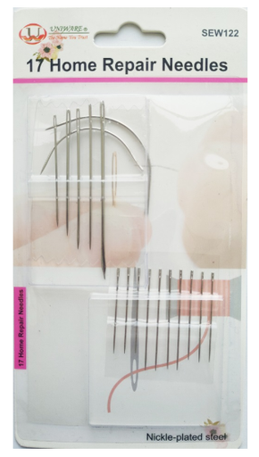 [608106531222] HOME REPAIR NEEDLES 17PK /288