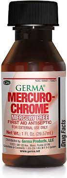 [790933708011] MERCUROCHROME RED 1oz /72 exp. 2/28