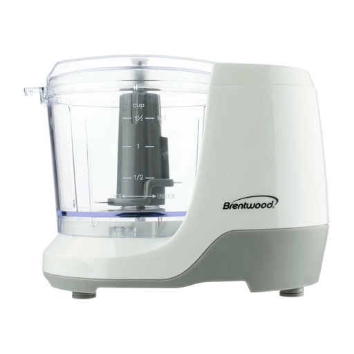 [812330023914] BRENTWOOD MINI CHOPPER WHITE MC-109W